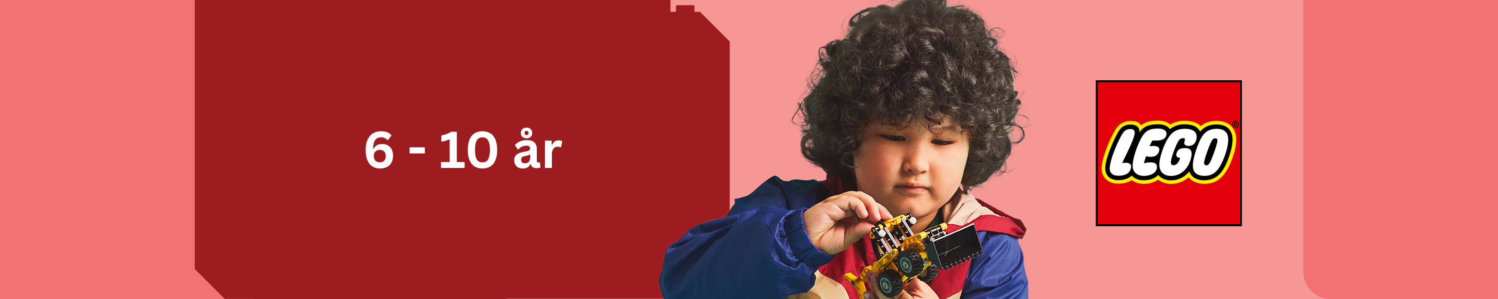 LEGO fra 6 til 10 år