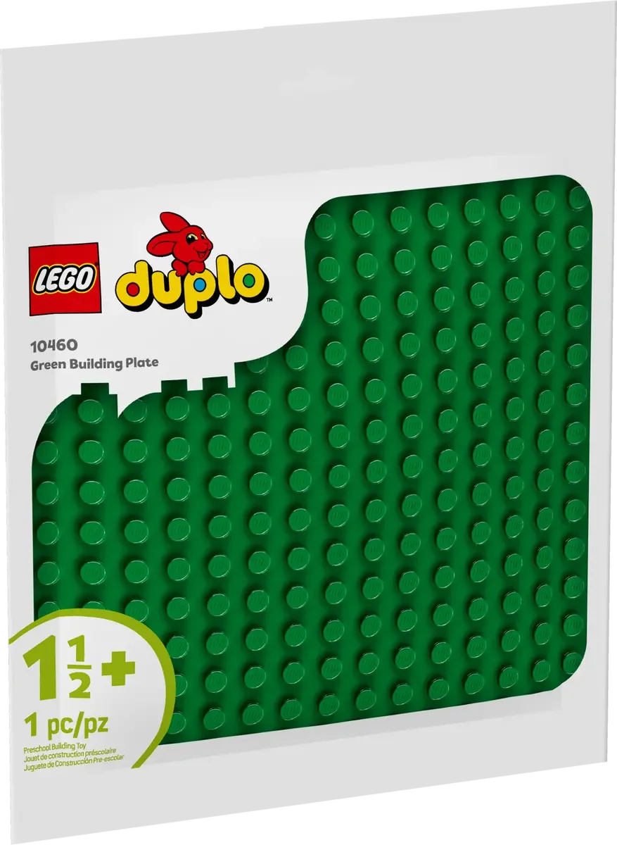 10460 LEGO Duplo Grønn Byggeplate - Lekeproffen.no