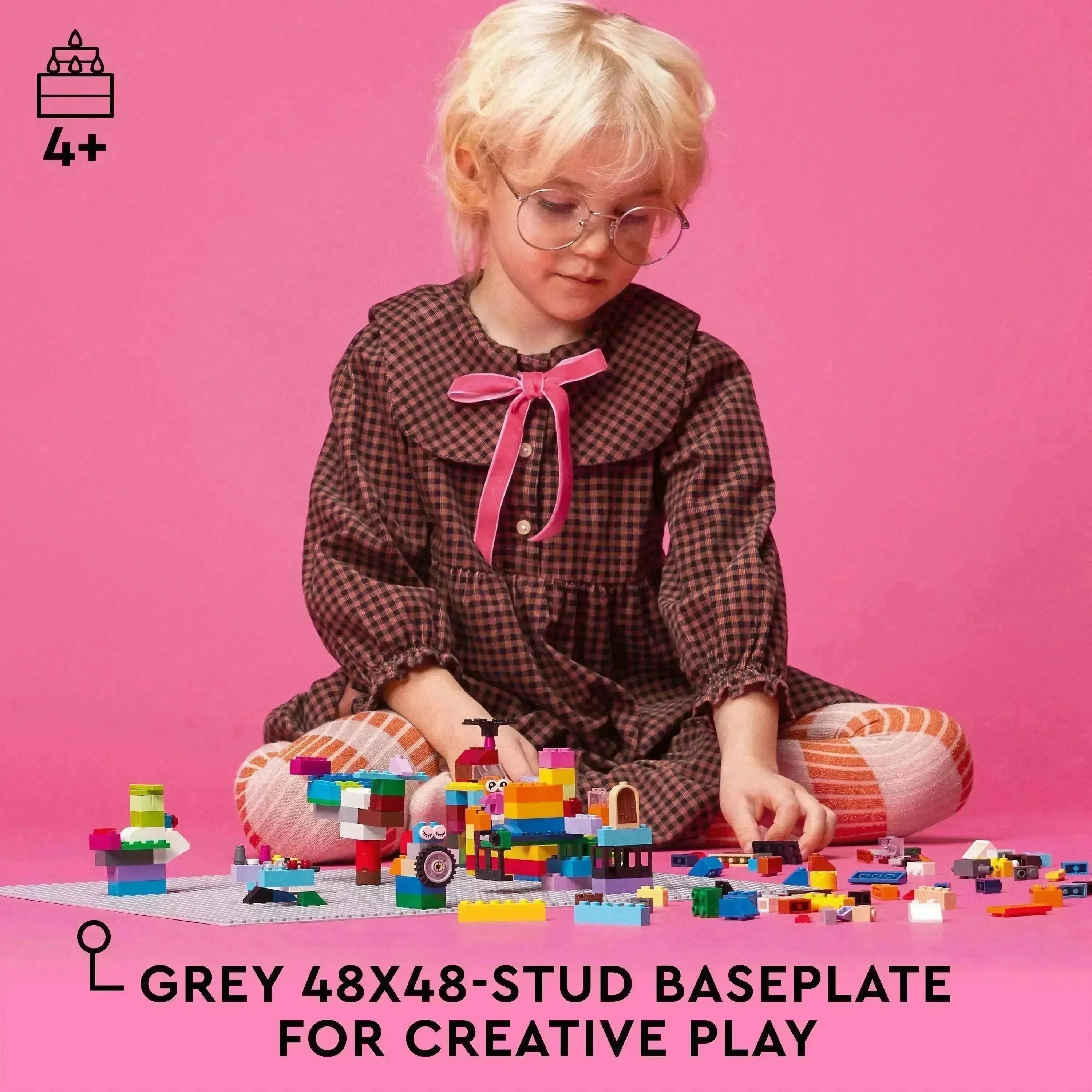 11024 Grå basisplate V29 - Lekeproffen.no