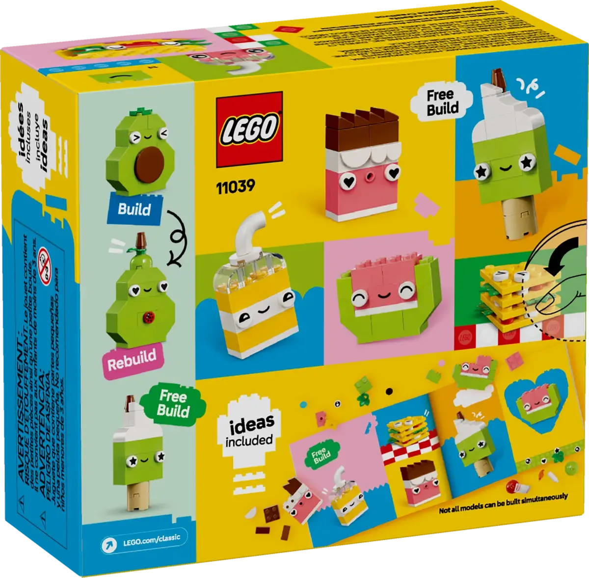 11039 LEGO Classic Kreative matvenner - Lekeproffen.no