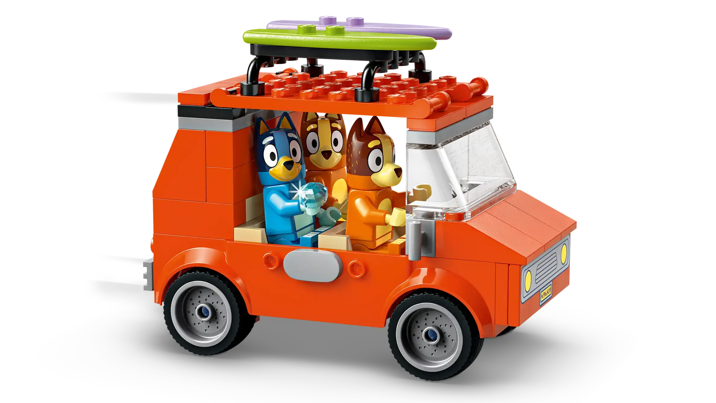 11202 Bluey og familiens biltur til stranden - Lekeproffen.no