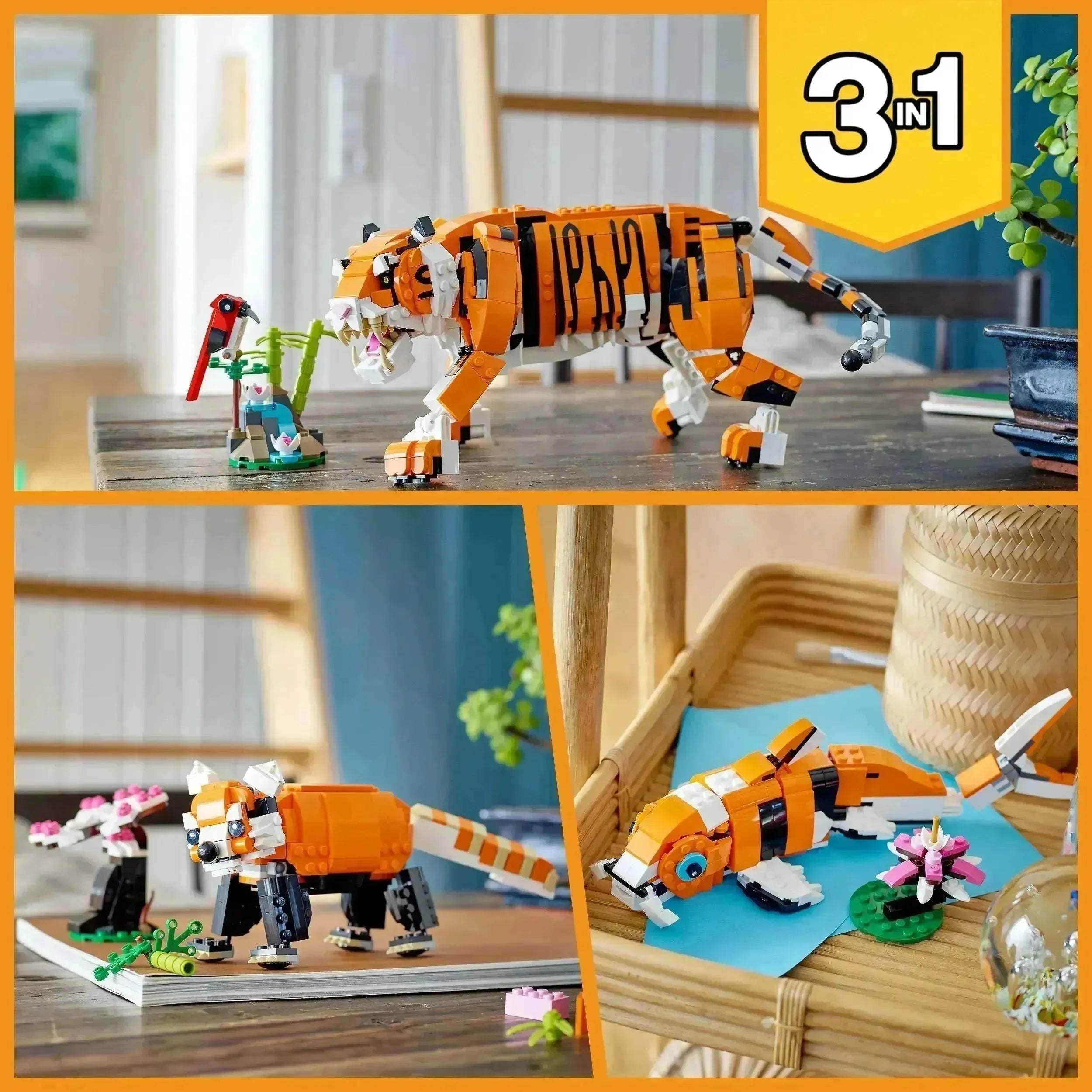 31129 Majestetisk tiger - Lekeproffen.no