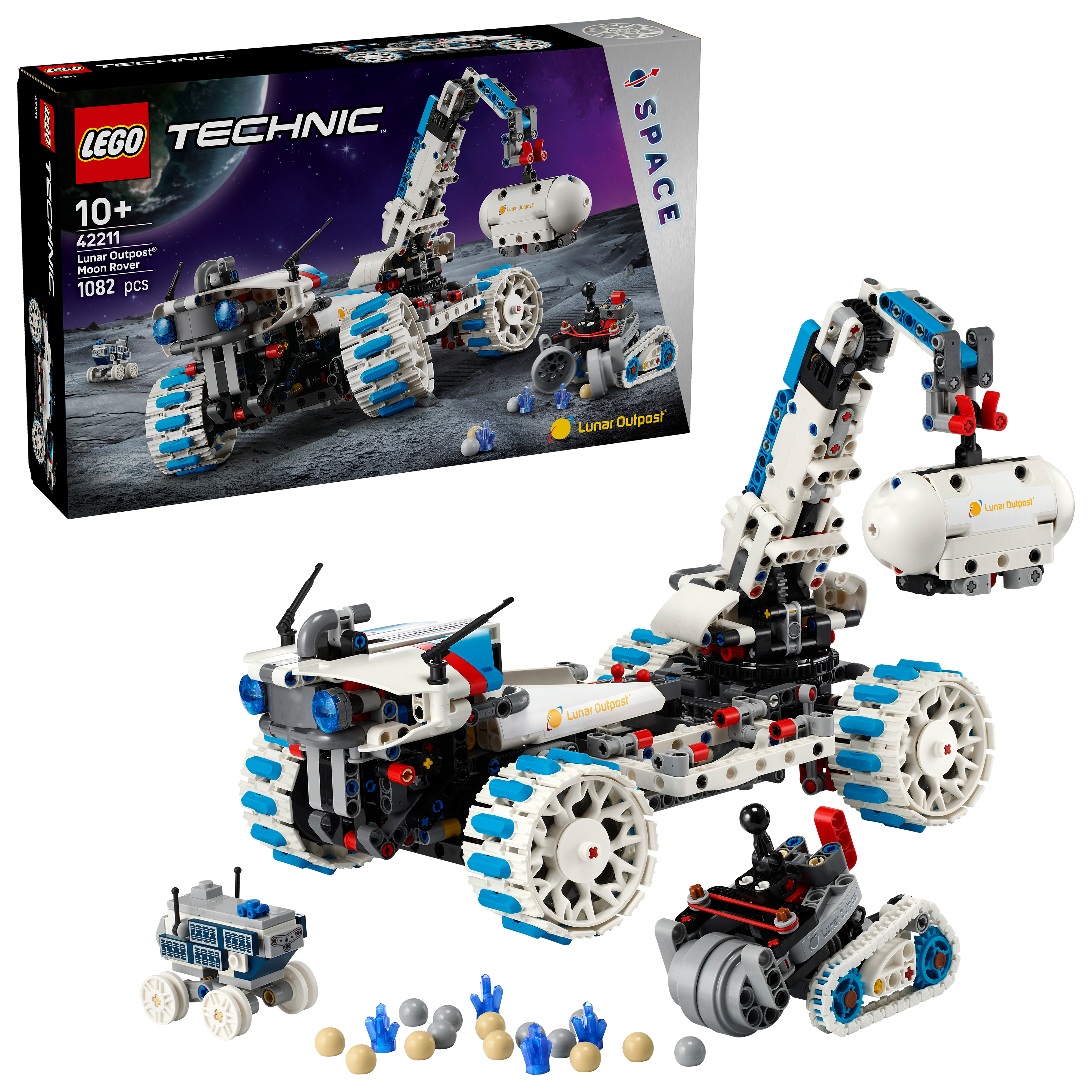 LEGO Technic 42211 Lunar Outpost™ månerover-romkjøretøy