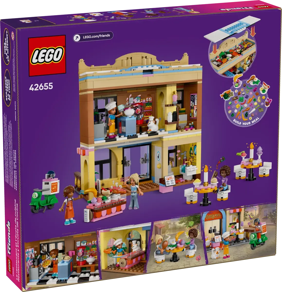 42655 LEGO friends Restaurant og kokkeskole - Lekeproffen.no