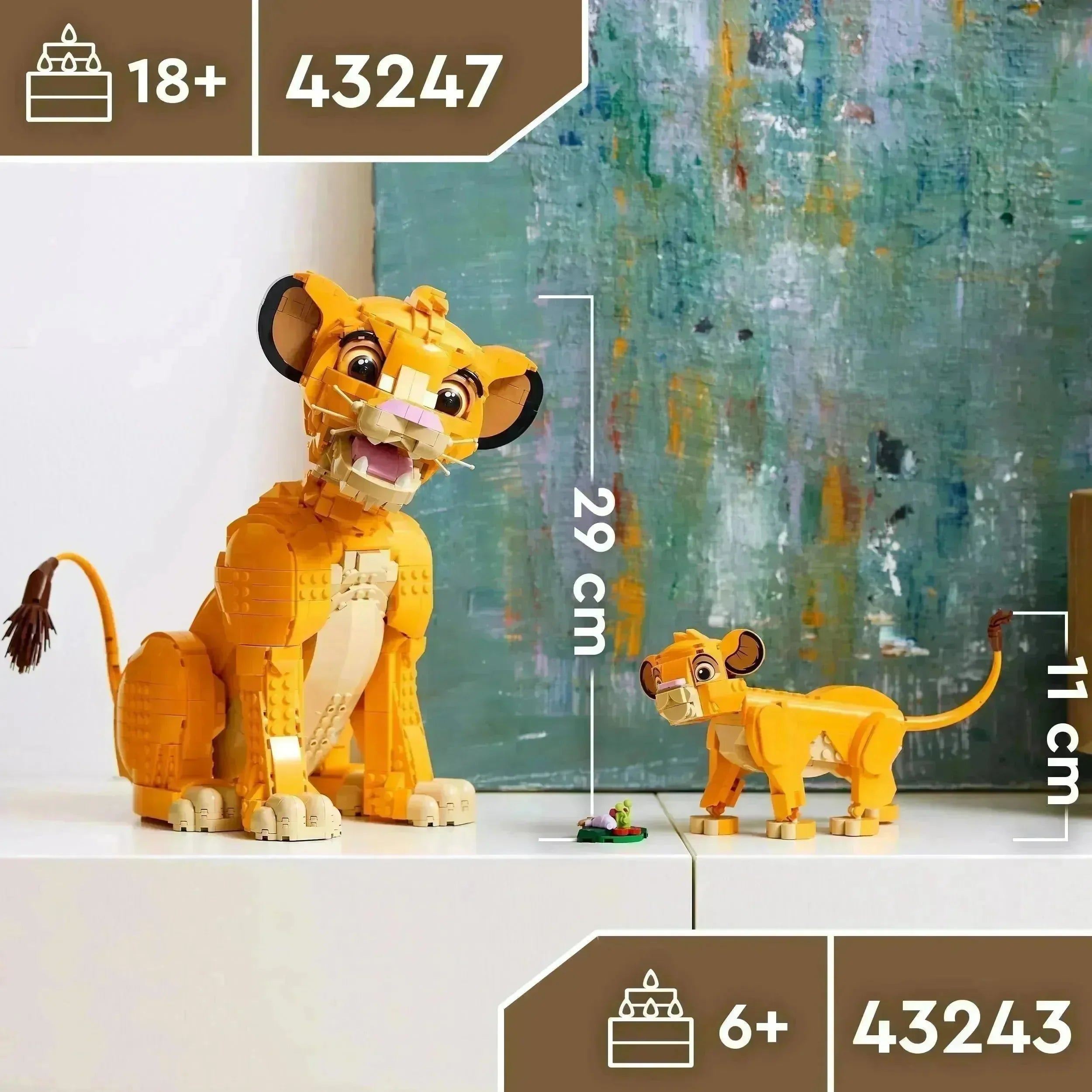 43247 Løvenes konge, Simba, som ung V29 - Lekeproffen.no