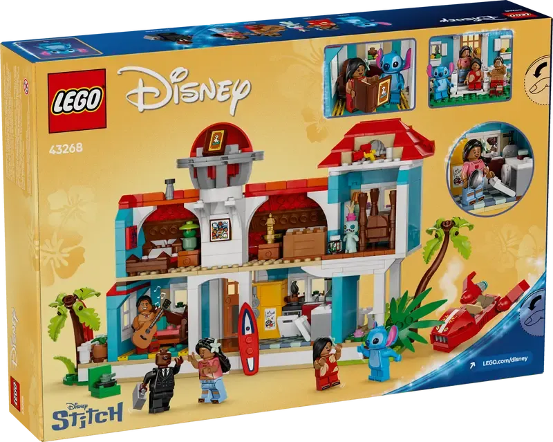43268 Lego Disney Strandhuset til Lilo og Stitch - Lekeproffen.no