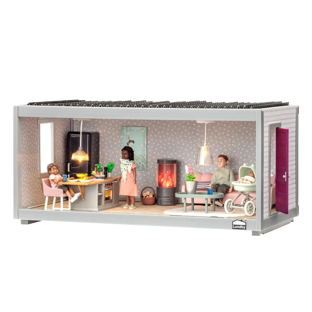 Lundby rom - 44 cm