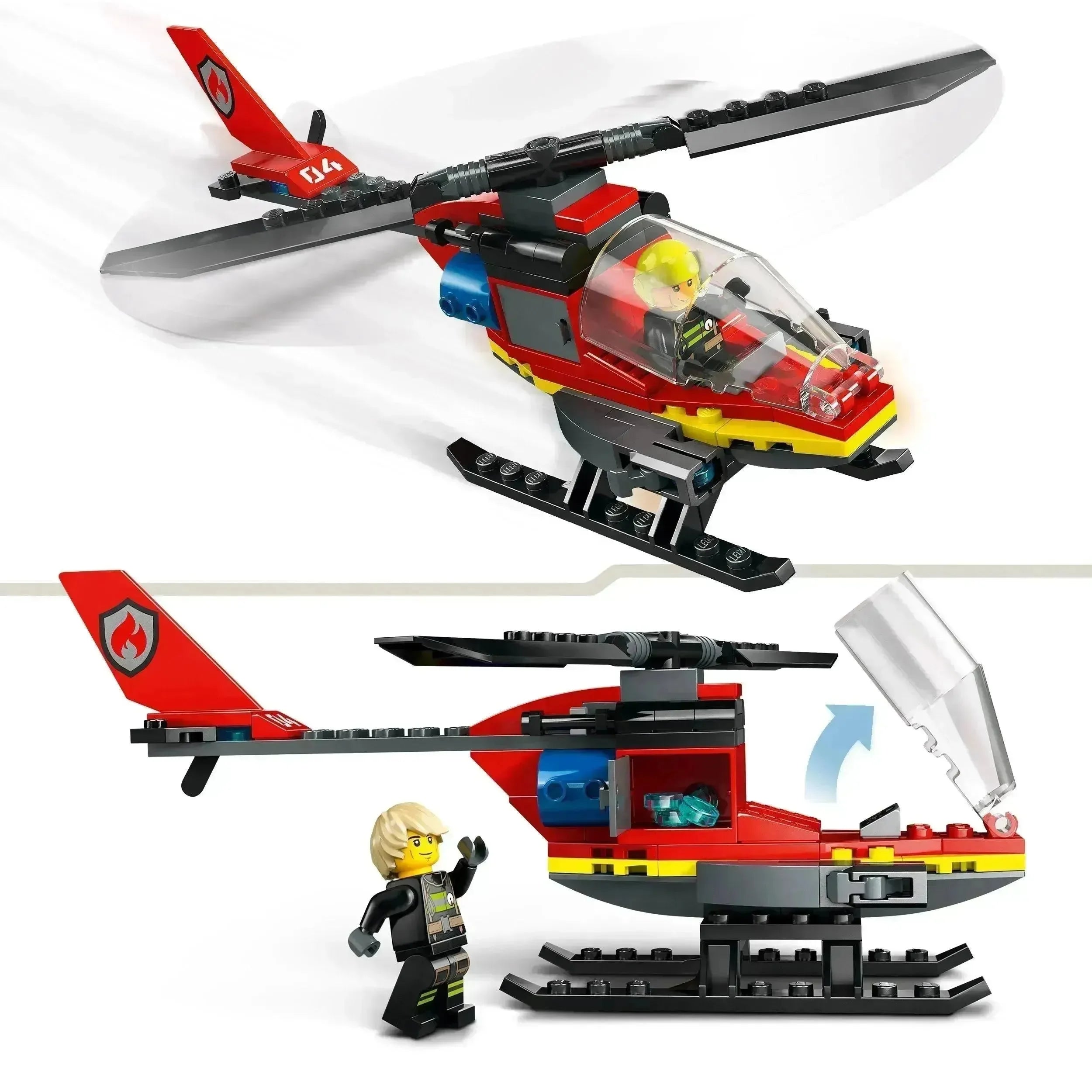60411 Brannhelikopter V29 - Lekeproffen.no