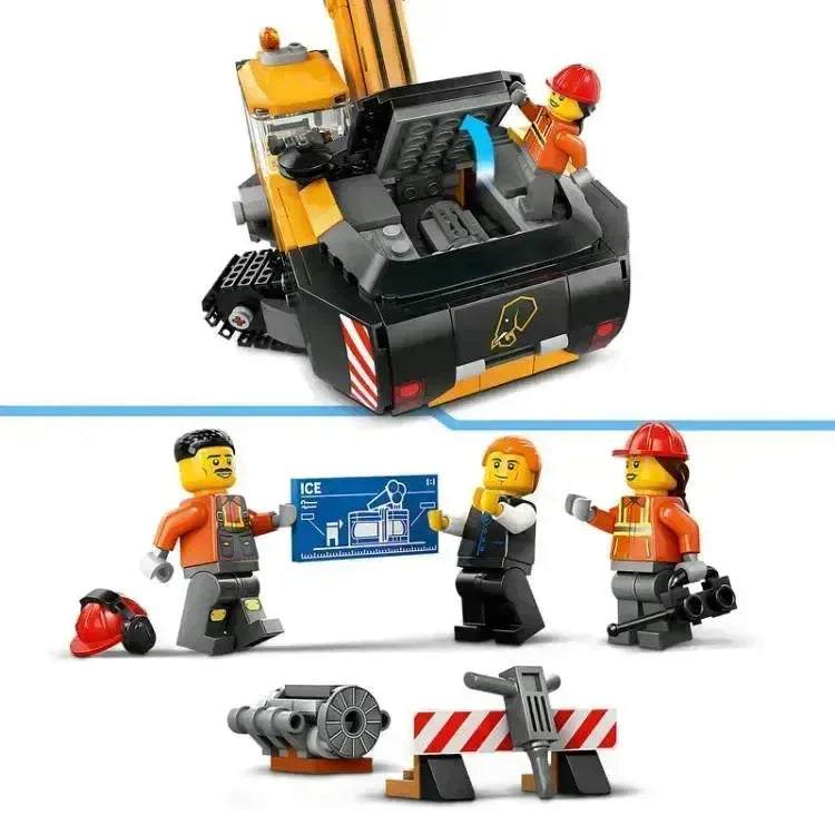 60420 Gul gravemaskin V29 - Lekeproffen.no