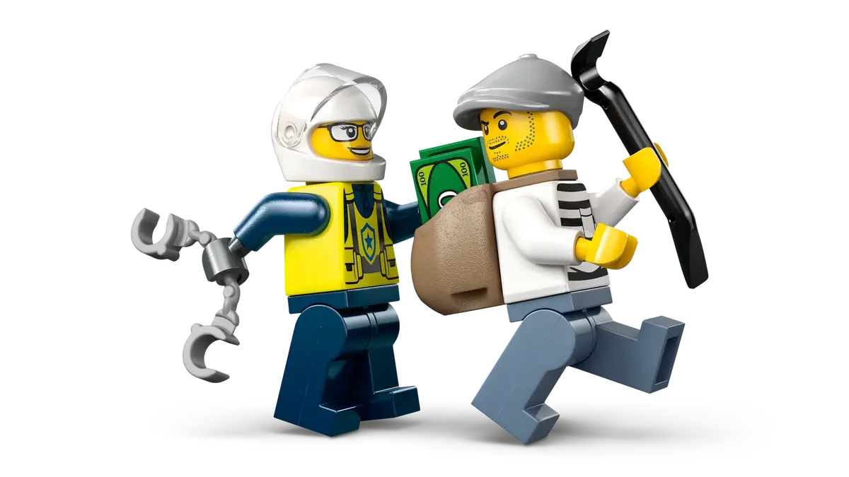 60455 LEGO City Skurkejakt med motorsykkelpolitiet - Lekeproffen.no