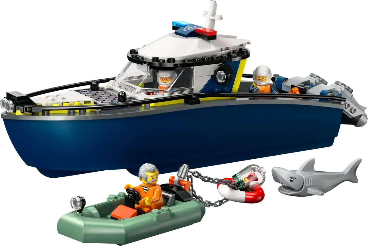 60456 LEGO City Skurkejakt med politibåt - Lekeproffen.no