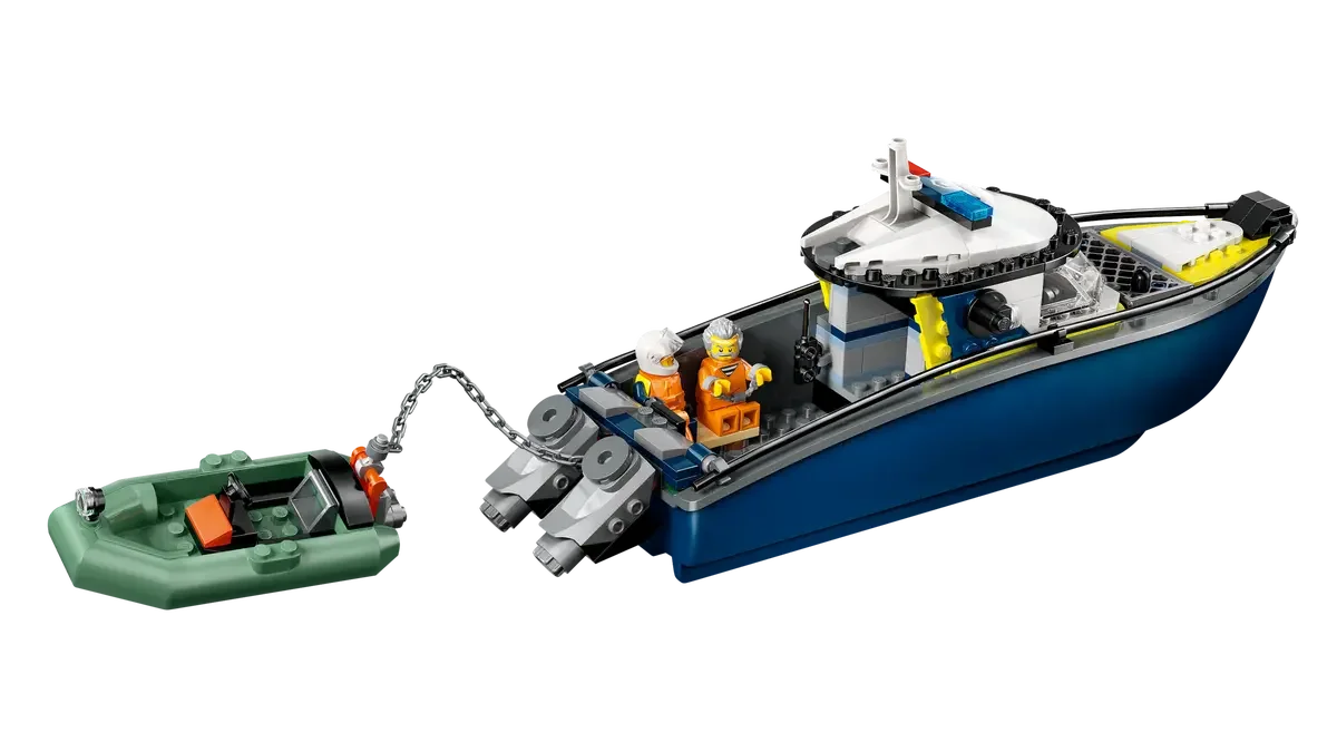 60456 LEGO City Skurkejakt med politibåt - Lekeproffen.no