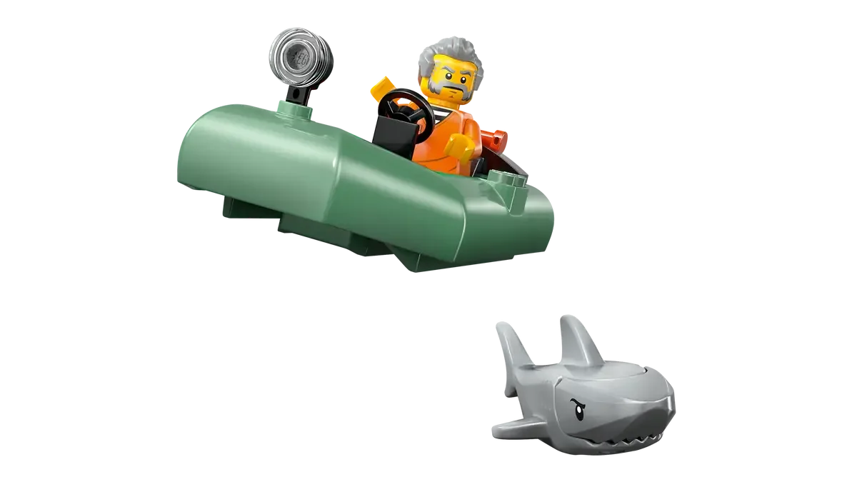 60456 LEGO City Skurkejakt med politibåt - Lekeproffen.no