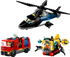 60462 LEGO City Pakke med helikopter, brannbil og ubåt - Lekeproffen.no