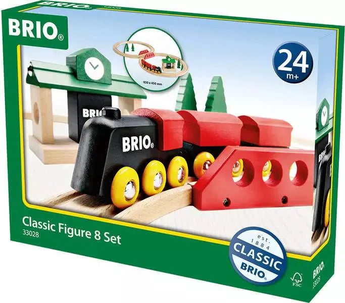 BRIO Togbane Klassisk 8-tall