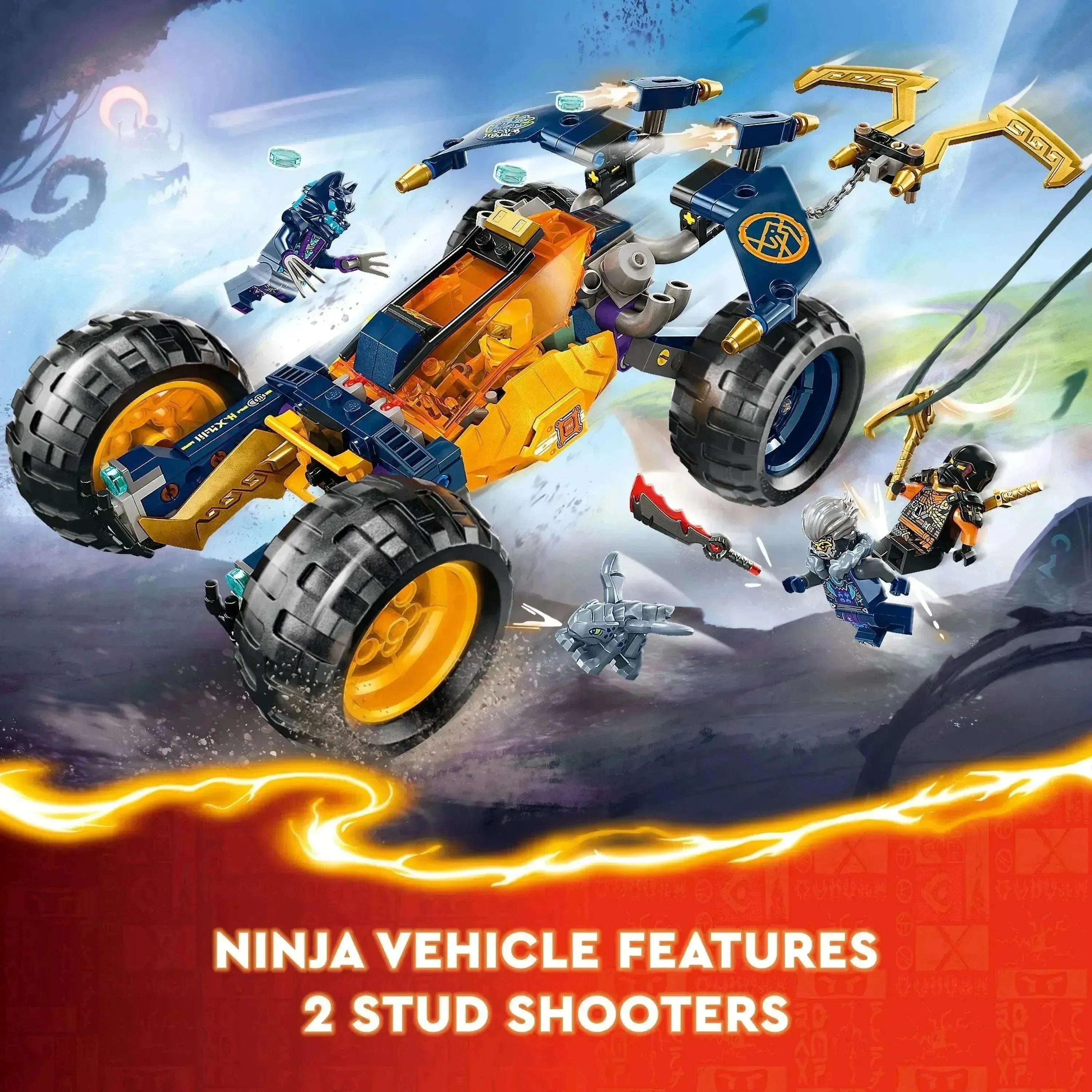 71811 Arins ninja-terrengbuggy V29 - Lekeproffen.no