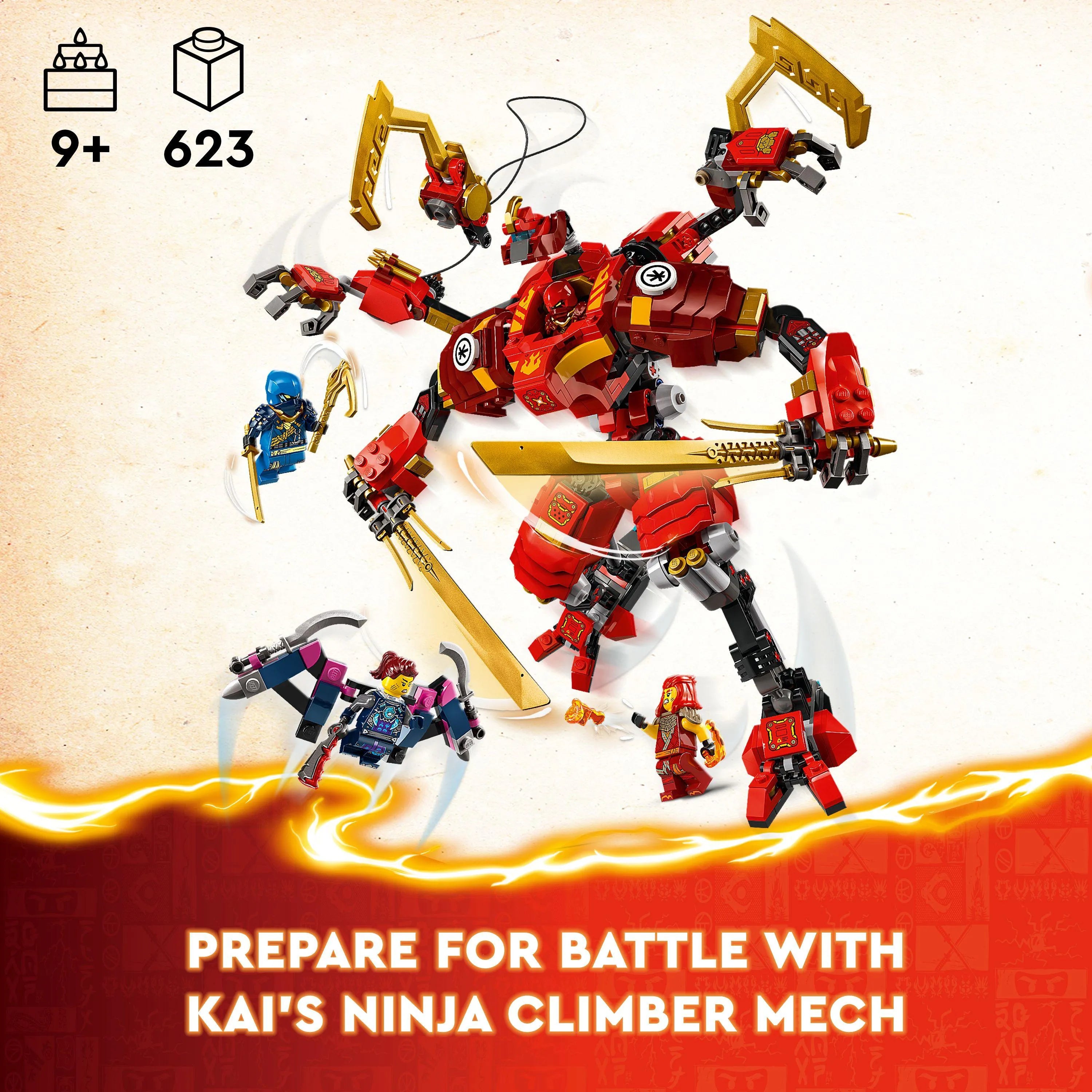 71812 Kais ninja-klatrerobot V29 - Lekeproffen.no