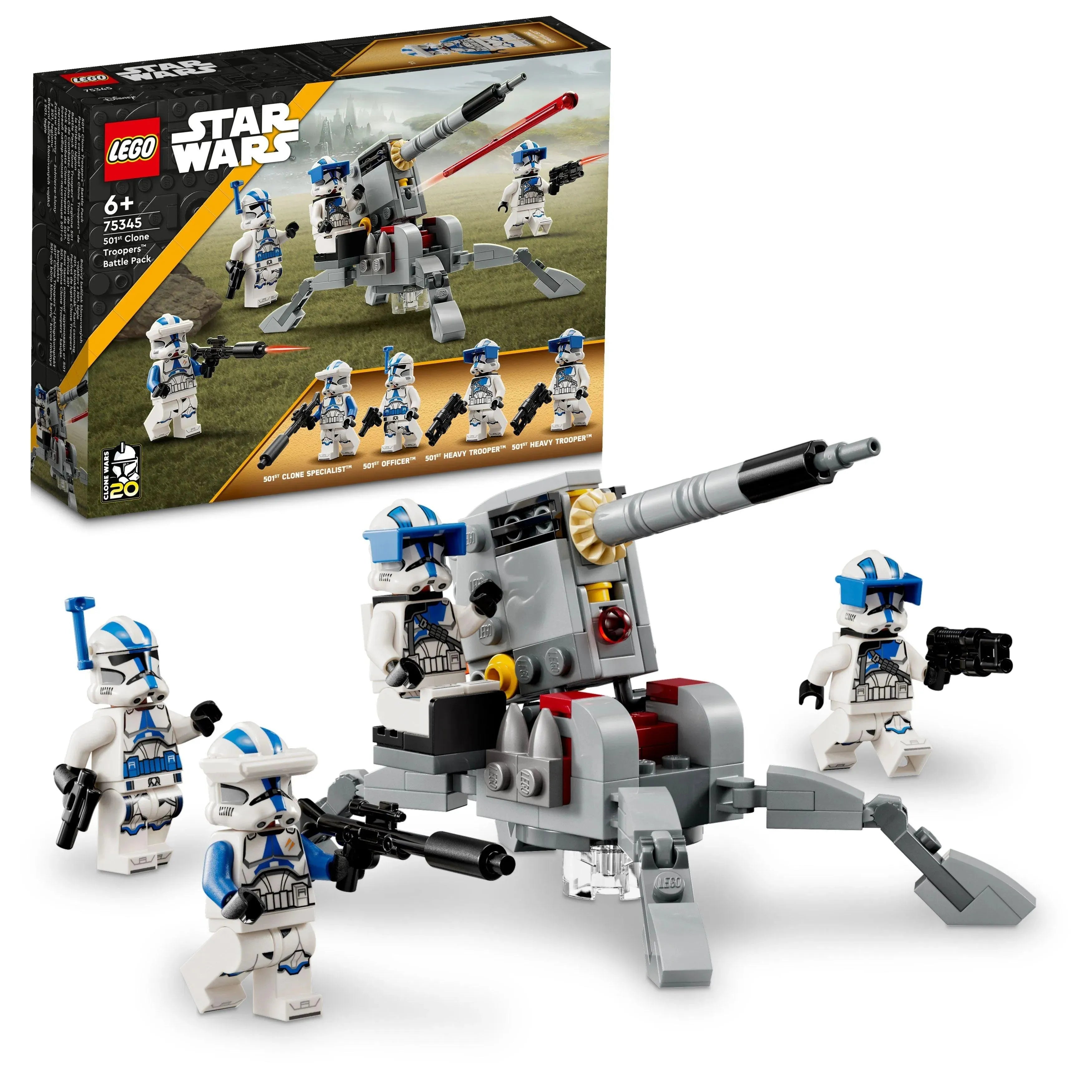 75345 Stridspakke med 501st Clone Troopers™ - Lekeproffen.no