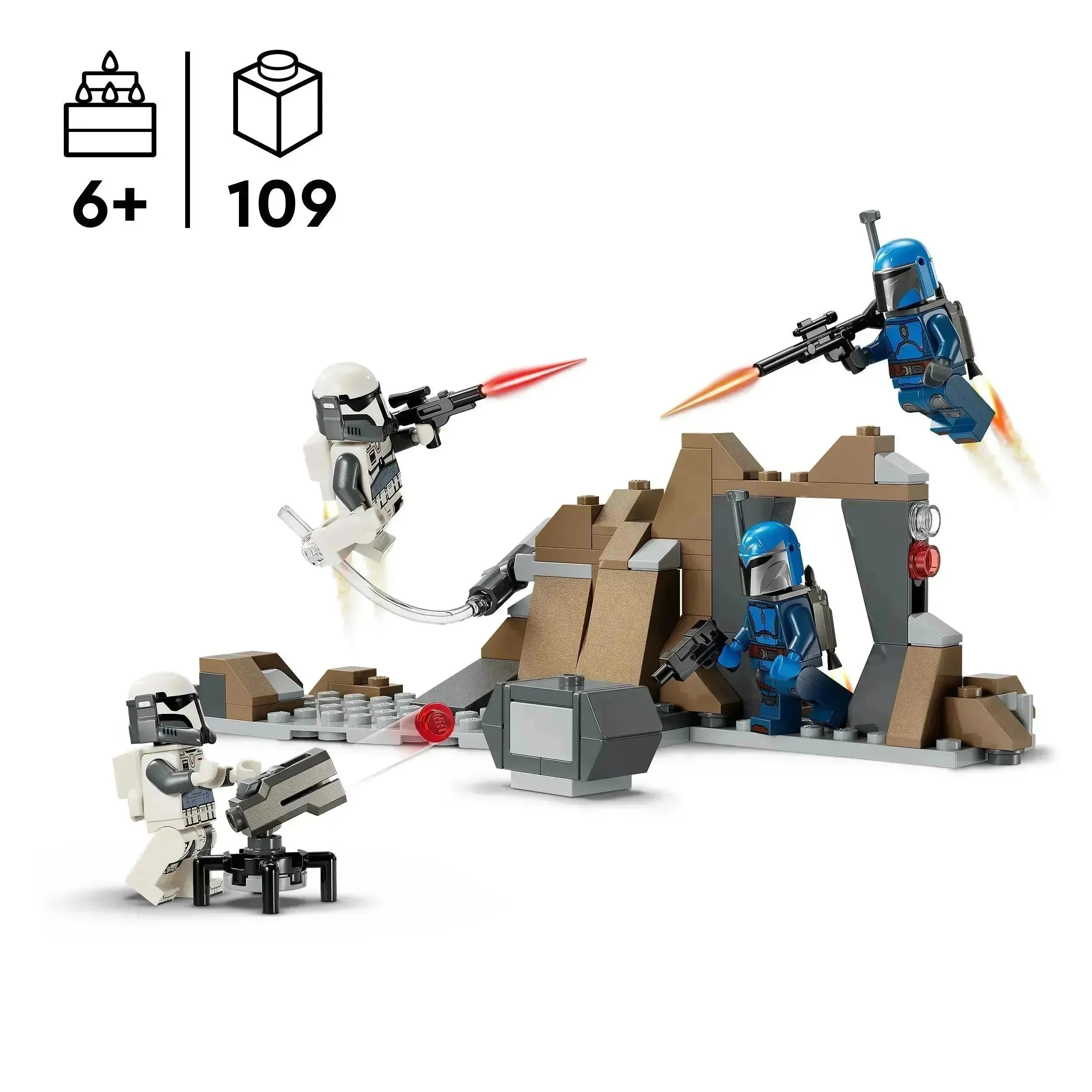 75373 Bakhold på Mandalore™ – stridssett V29 - Lekeproffen.no