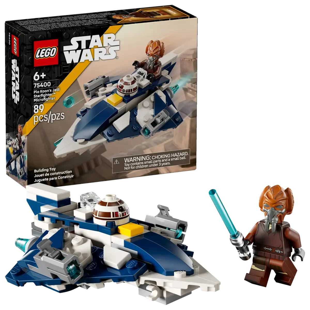 75400 LEGO Starwars Plo Koons Jedi Starfighter Microfighter - Lekeproffen.no