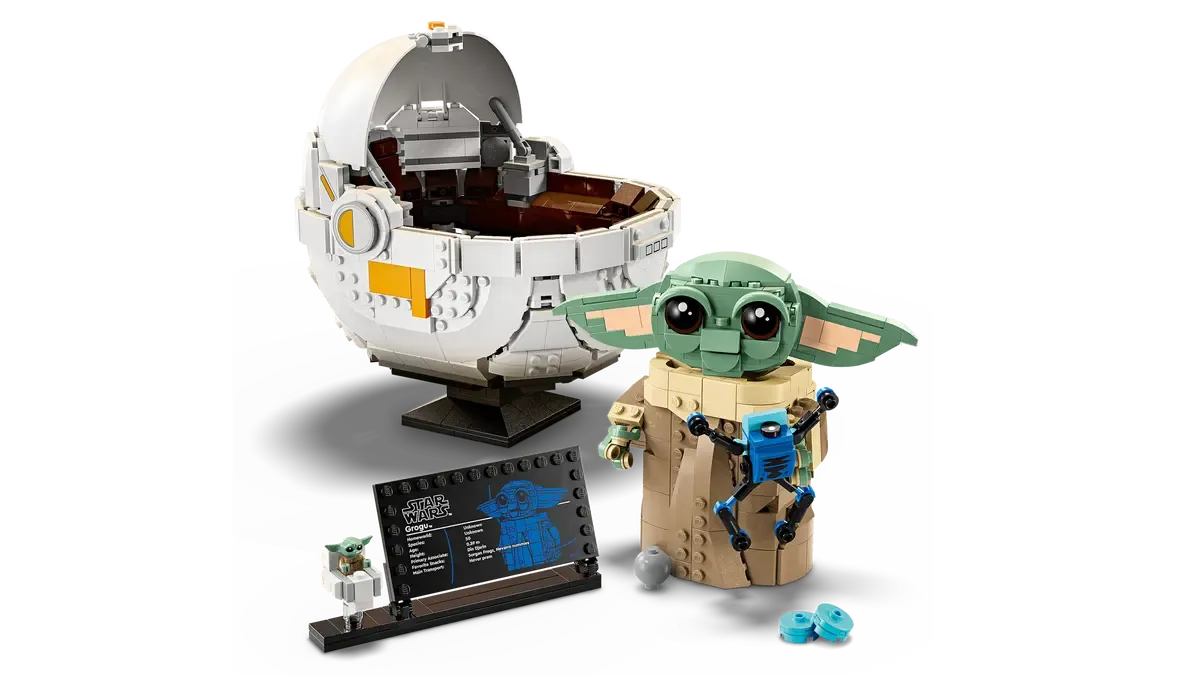 75403 Grogu™ med svevende barnevogn - Lekeproffen.no