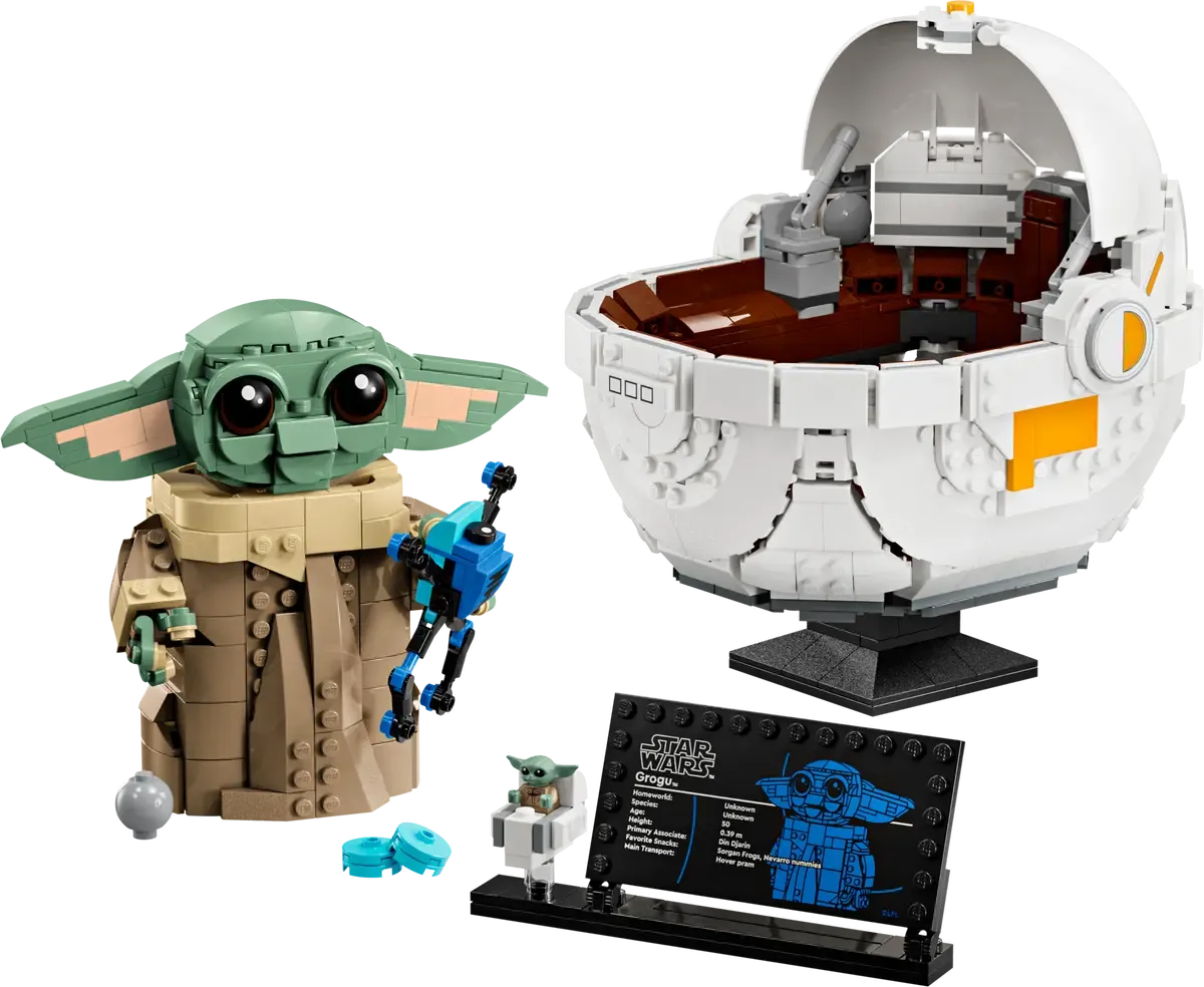 75403 Grogu™ med svevende barnevogn - Lekeproffen.no