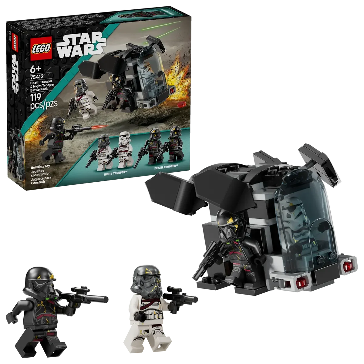 75412 LEGO Starwars Stridspakke med Death Trooper og Night Trooper - Lekeproffen.no