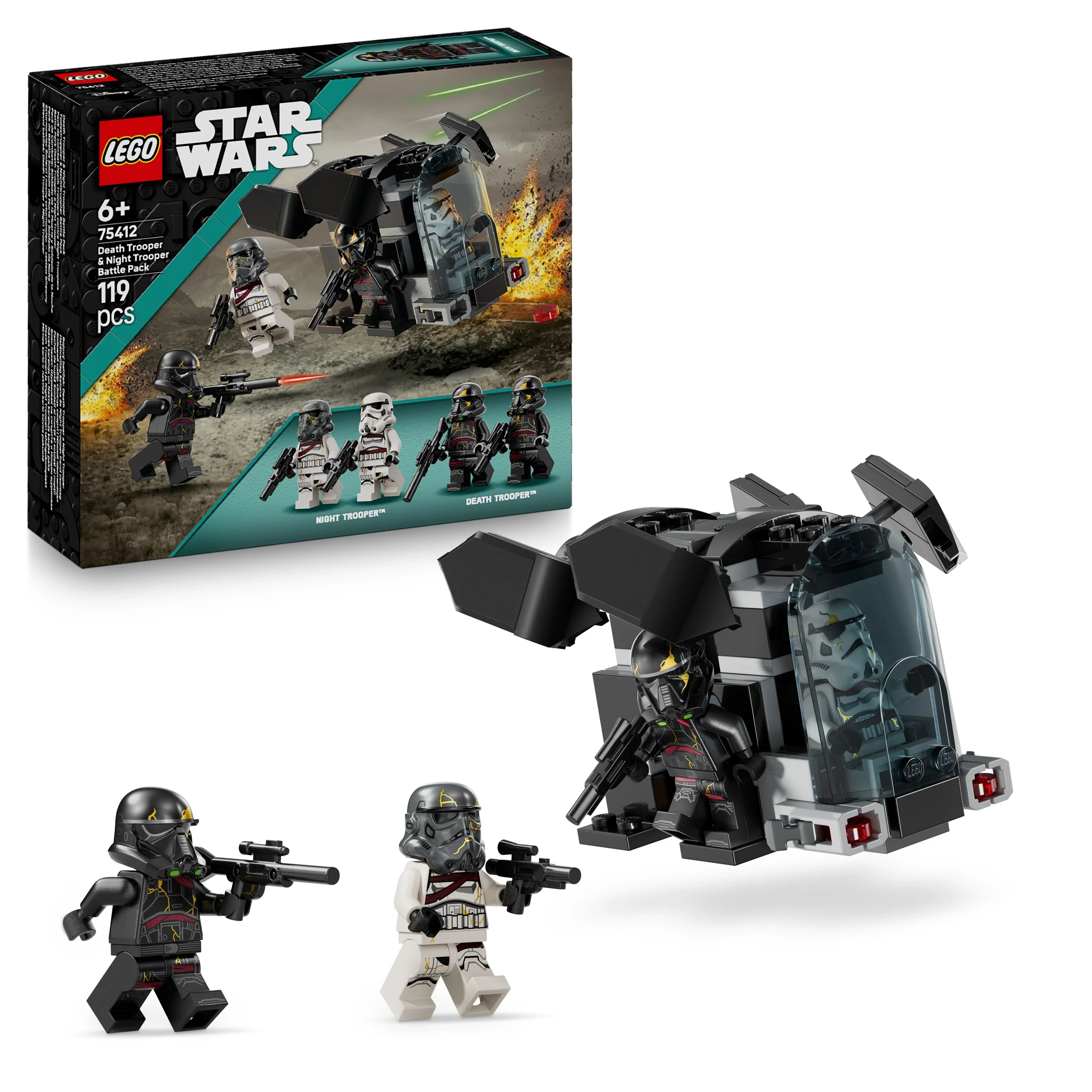 75412 Stridspakke med Death Trooper og Night Trooper - Lekeproffen.no