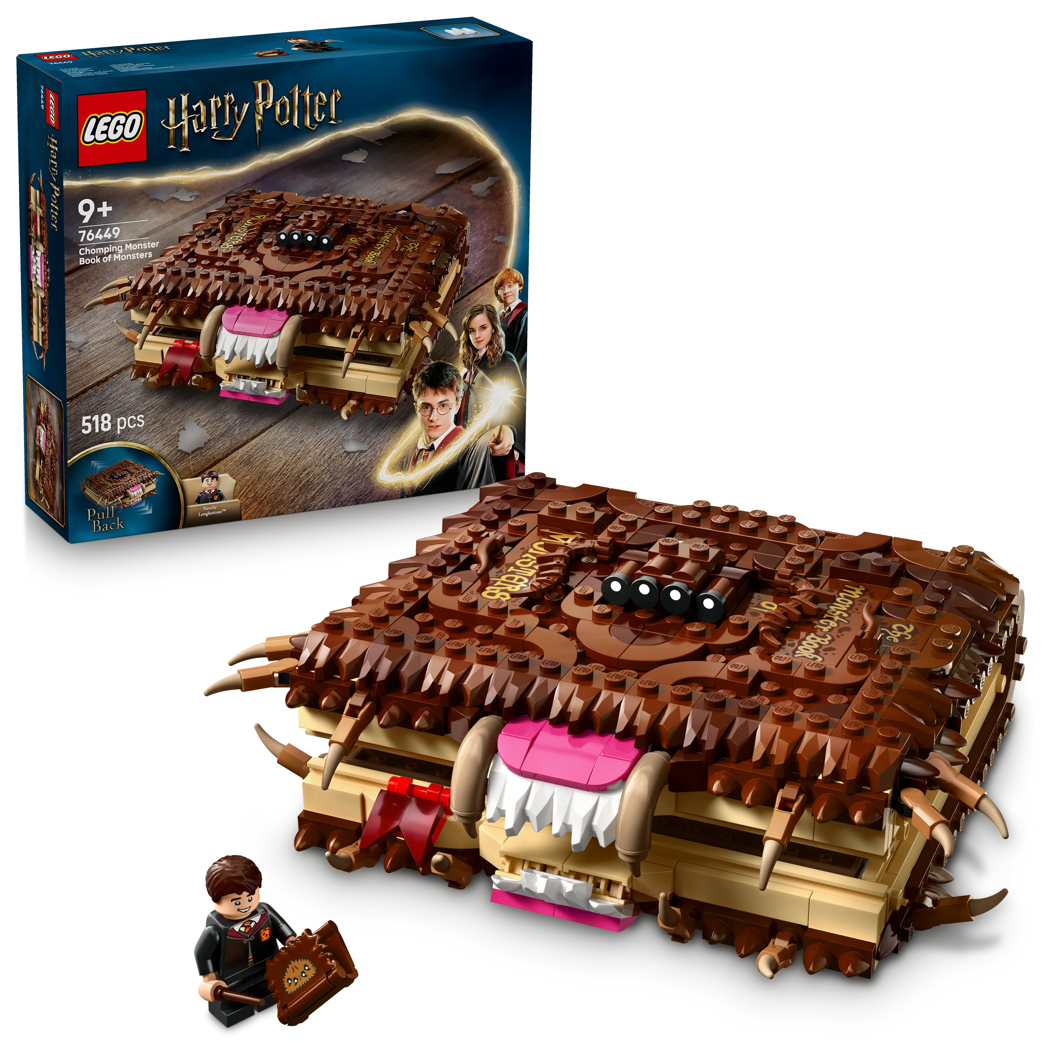 76449 Den glefsende Monsterboken om monstre - Lekeproffen.no