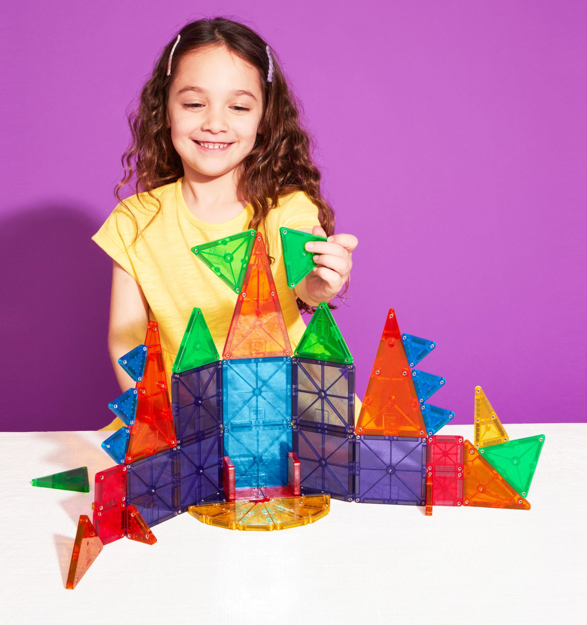 Magna-Tiles MicroMAGS Combo  - Magnetiske Byggeklosser 46 Deler