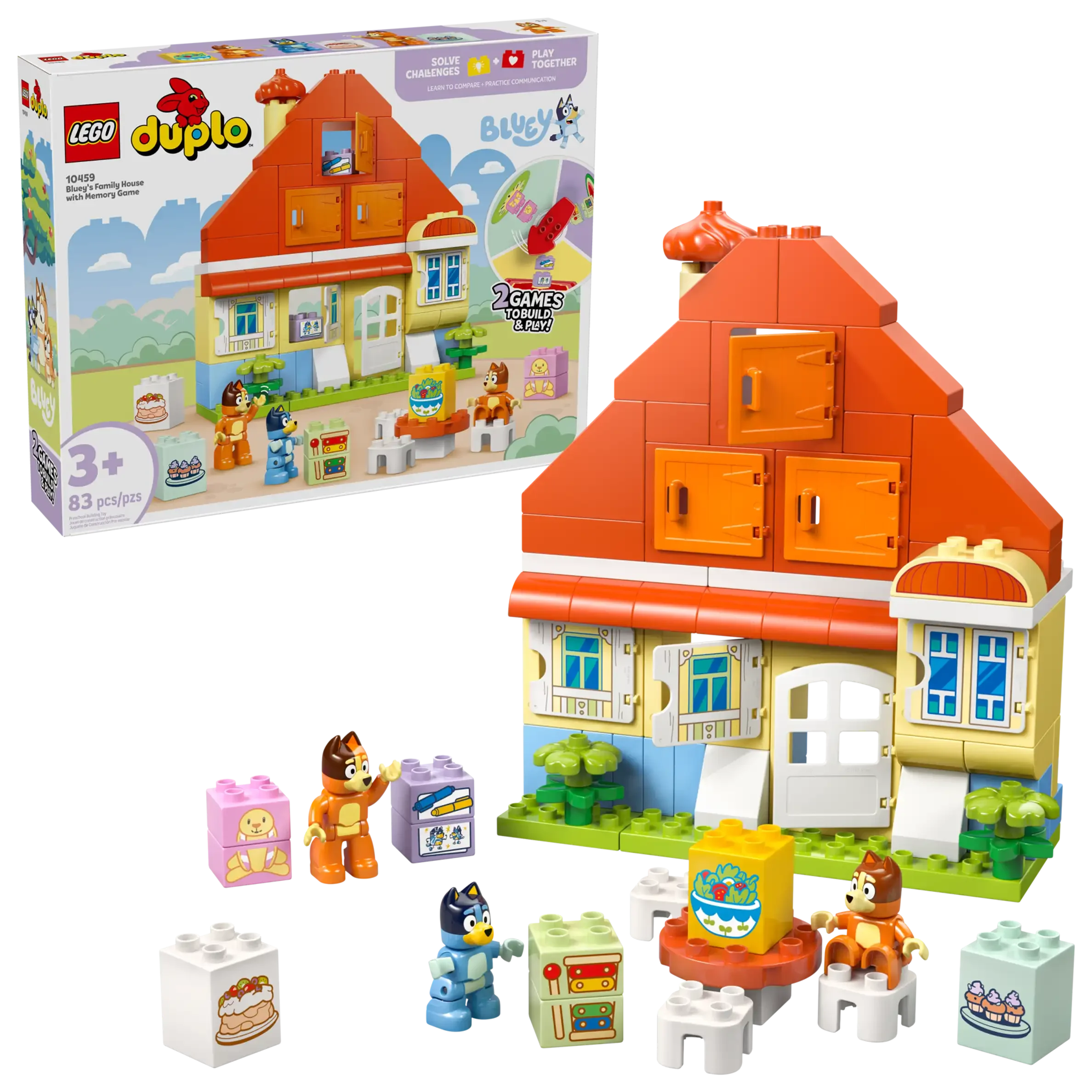 10459 Bluey’s hus med huskespill