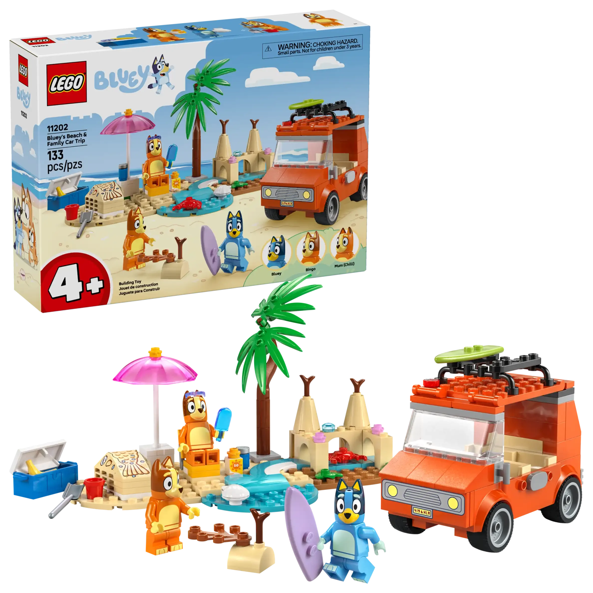 11202 Bluey og familiens biltur til stranden