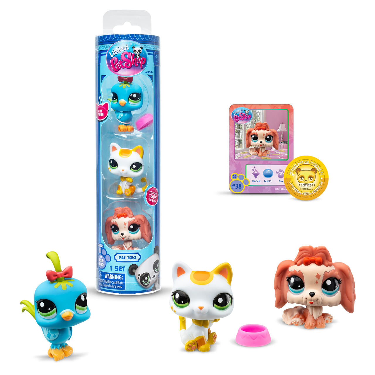 Littlest Pet Shop Trio - 3 stk med tilbehør