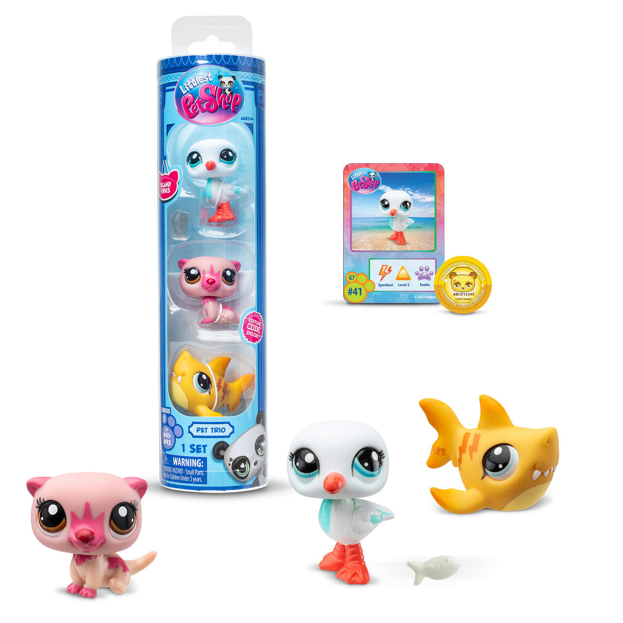 Littlest Pet Shop Trio - 3 stk med tilbehør