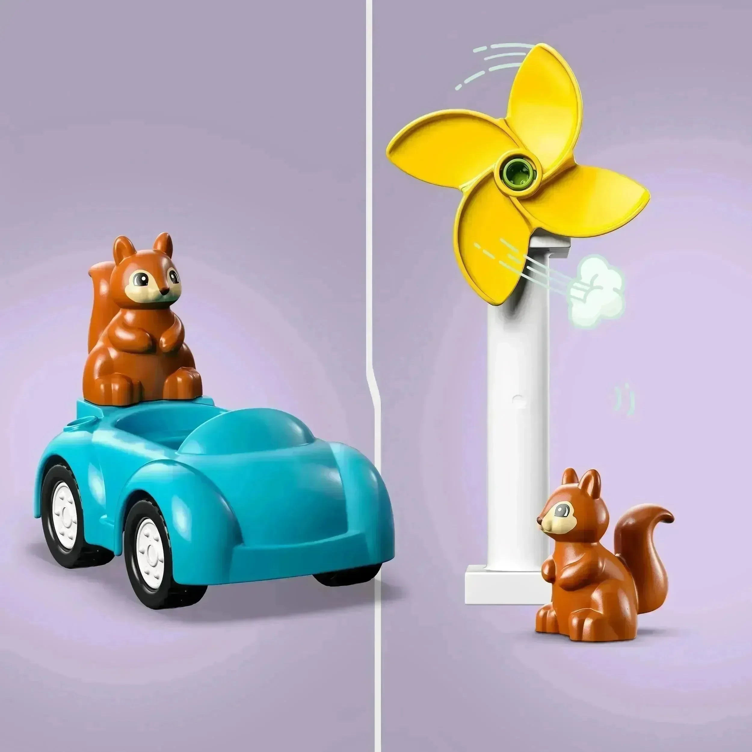 10985 Vindmølle og elbil V29 - Lekeproffen.no