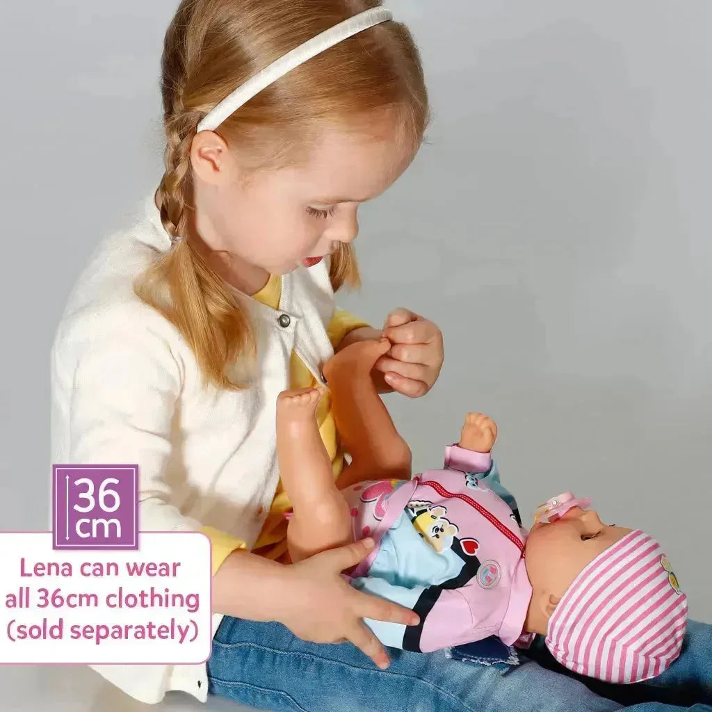 BABY Born Lena Little Girl 36cm - Lekeproffen.no