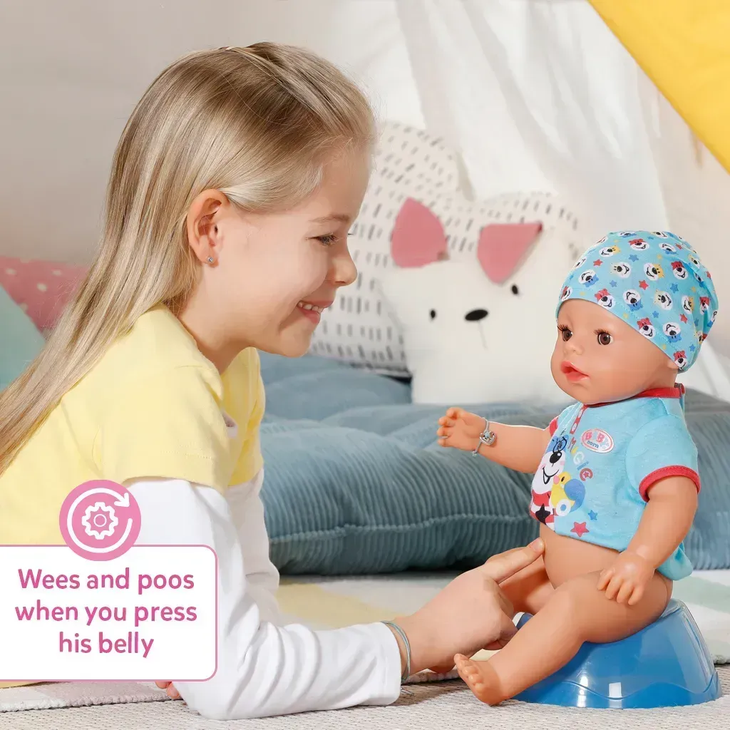 BABY Born Magic gutt - 43 cm - Lekeproffen.no