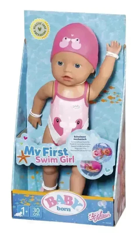 BABY Born Min Første Svømmedukke Jente - 30 cm - Lekeproffen.no