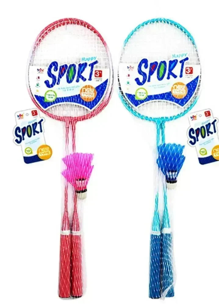 Badminton sett 2 farger - 65cm - Lekeproffen.no
