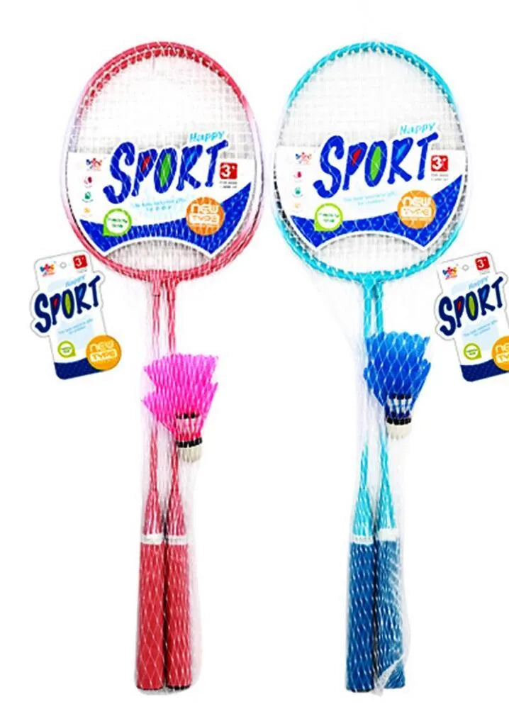 Badminton sett 2 farger - 65cm