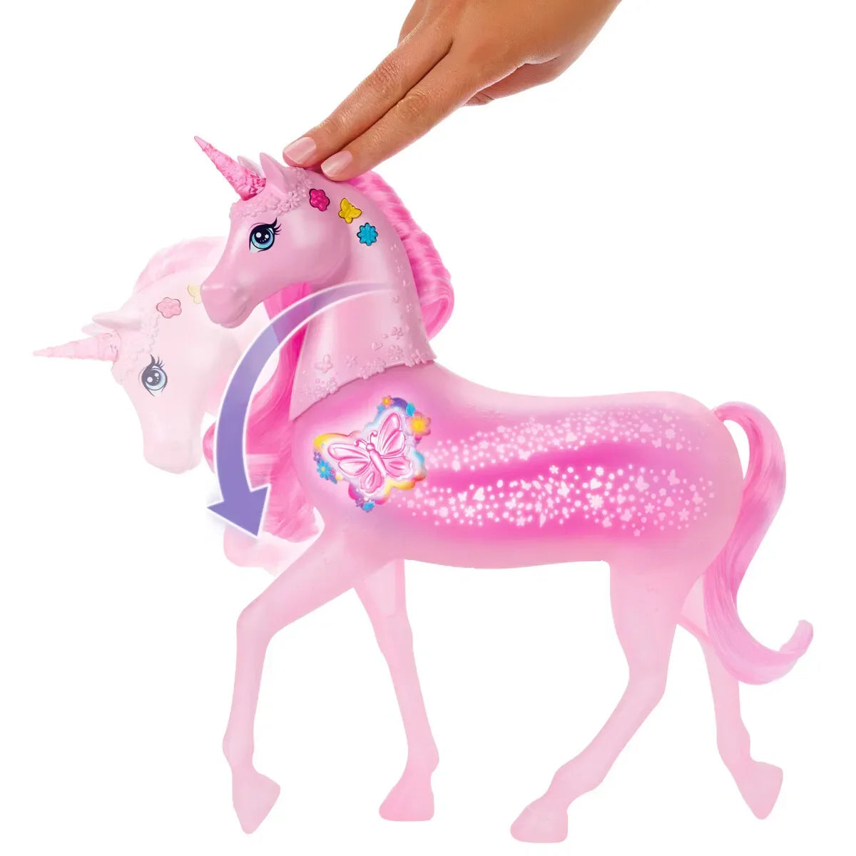 Barbie Lights & Sounds Unicorn - Lekeproffen.no