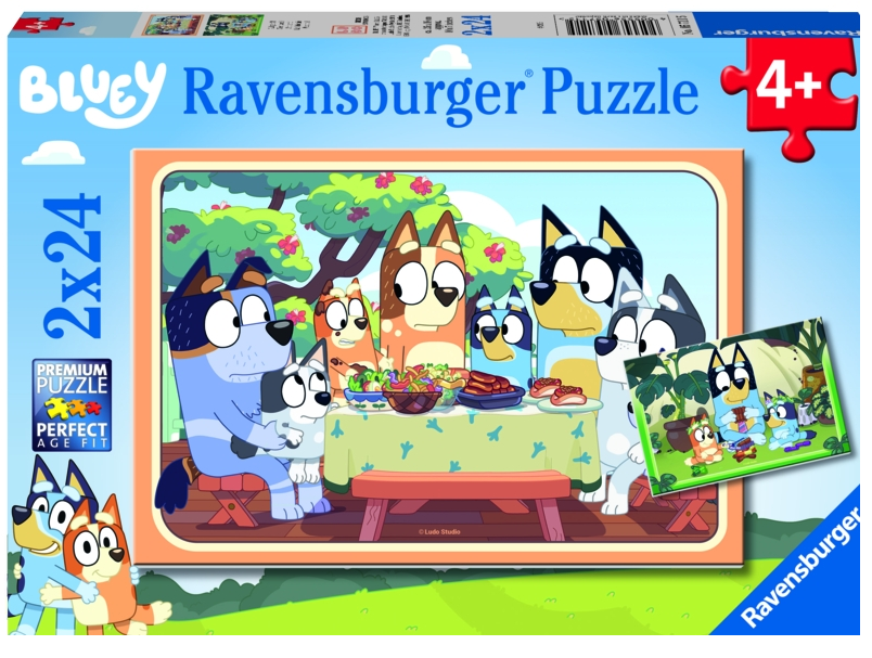 Bluey Let's Do This! Puslespill 2x24p