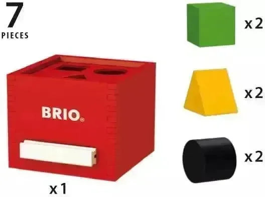 BRIO Putteboks - Rød - Lekeproffen.no