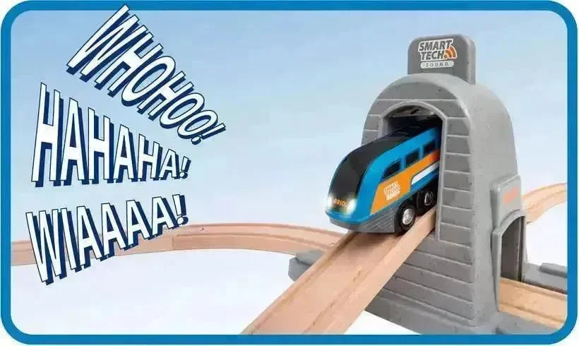 BRIO Smart Tech Sound reisesett med magiske tunneler - Lekeproffen.no