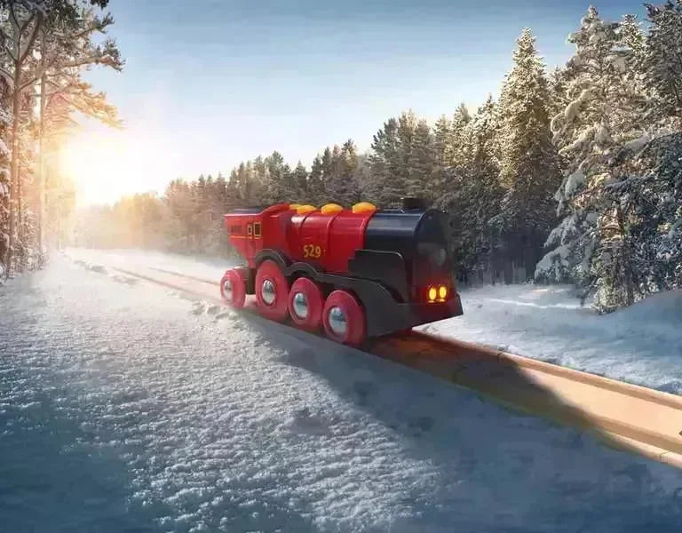 BRIO Stort, rødt og kraftig lokomotiv - Lekeproffen.no