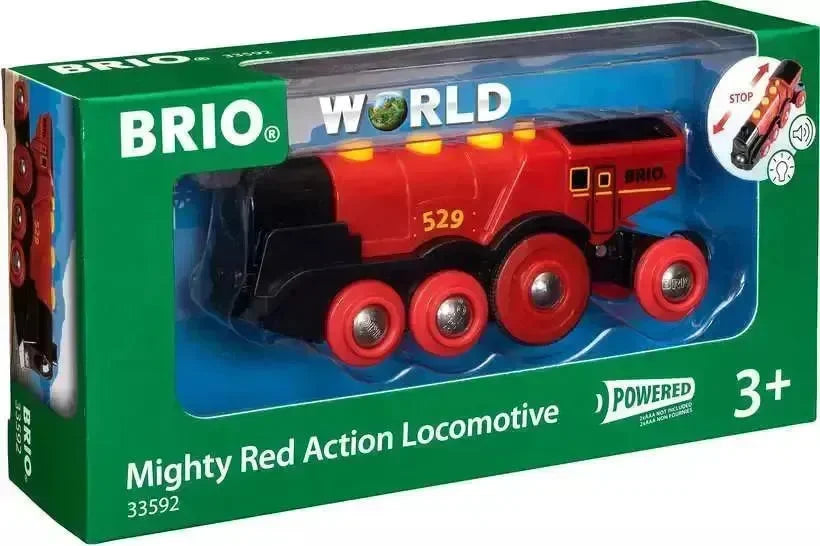 BRIO Stort, rødt og kraftig lokomotiv - Lekeproffen.no