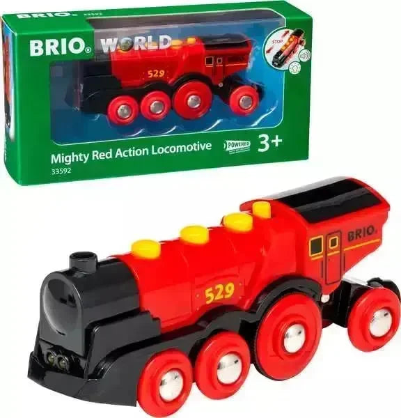 BRIO Stort, rødt og kraftig lokomotiv - Lekeproffen.no