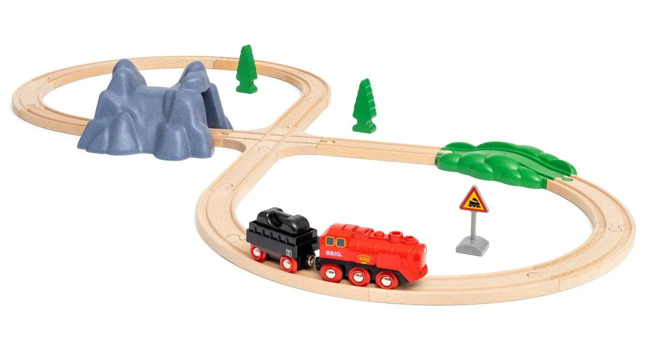 BRIO World Damplokomotiv sett