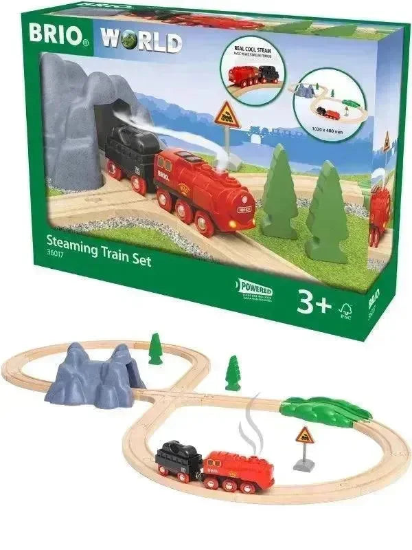 BRIO World Damplokomotiv sett - Lekeproffen.no
