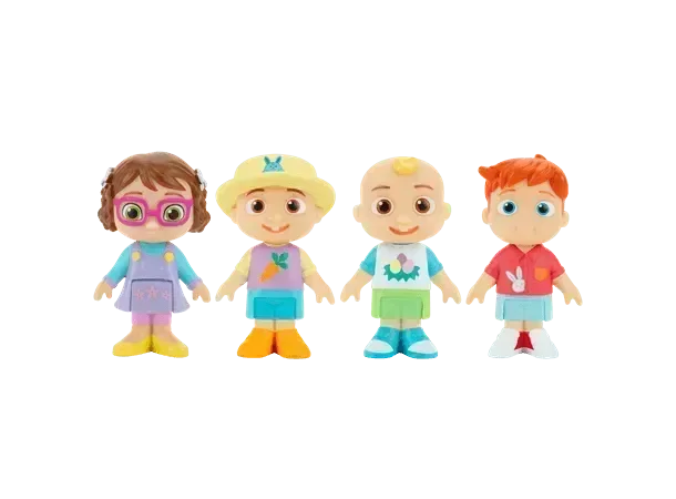 Cocomelon figurer 4 stk - Lekeproffen.no